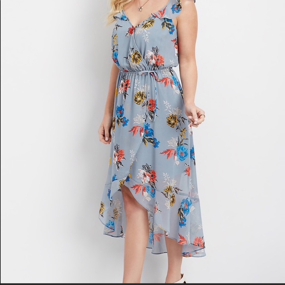 Maurice’s High low floral dress - NEW WITH TAGS